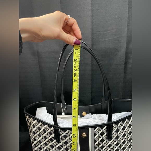 NWT Tory Burch Large Geo Logo Tote - Picture 15 of 16